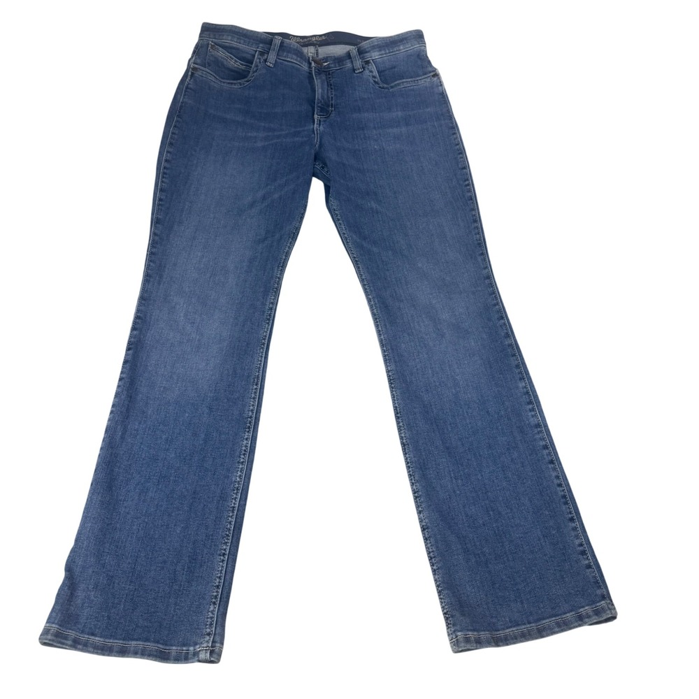 Wrangler Q-Baby Ultimate Riding Jeans Womens 13x34 Medium Wash Bootcut Denim